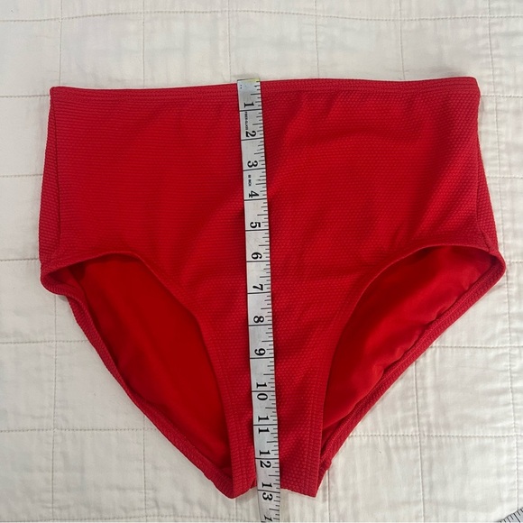 Kona Sol High-Waist Red Bikini Bottom Size Medium - Picture 4 of 7
